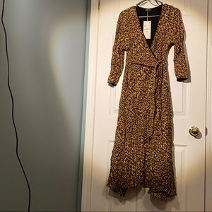 Zara leopard print dress (new with tags)